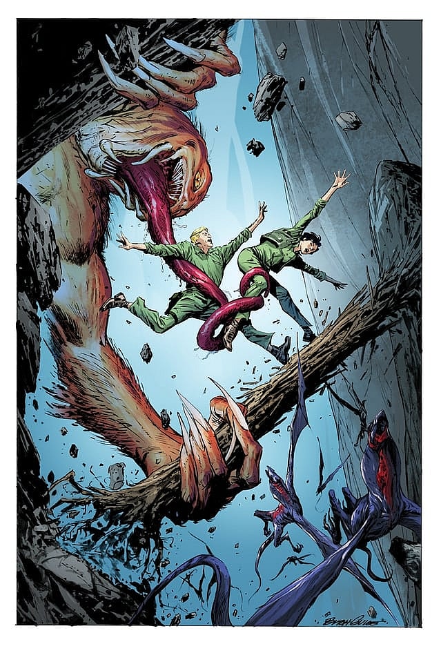 Monster Pin-up by Butch Guice with colors by Nanjan Jamberi