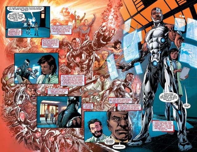 Cyborg #1 Preview Page