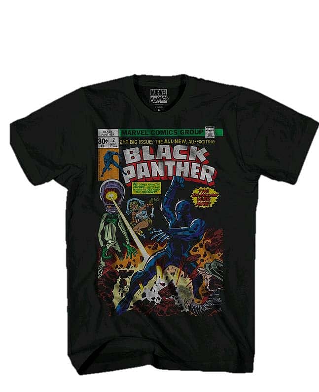 Mad Engine_Mens Black Panther Retro T-shirt_Spring 2016_JCPenney