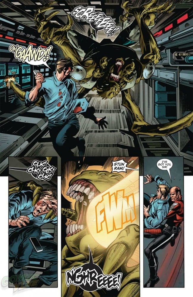 Lord Vine-99 hunts down Kozol in Imperium #6 by Valiant Comics