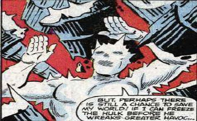 Gregor Shapanka as Jack Frost in his remote ice palace.