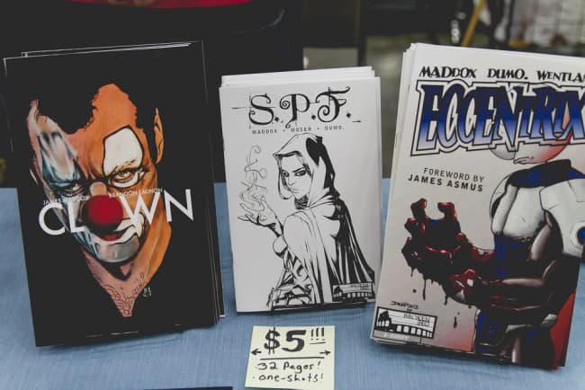 James Maddox Baltimore Comic-Con 2015 Booth