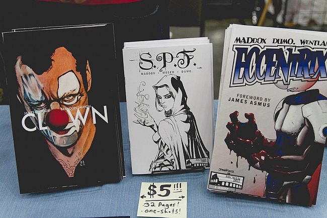 James Maddox Baltimore Comic-Con 2015 Booth