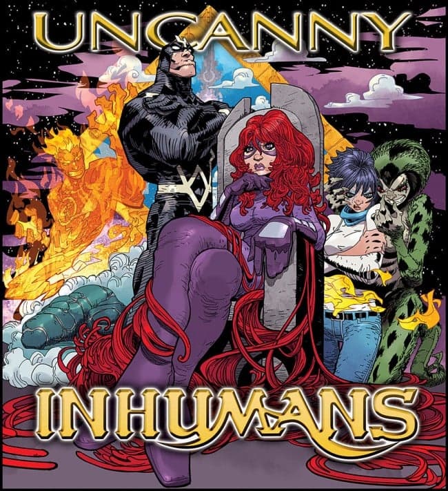 Uncanny Inhumans Hip-Hop Variant Cover