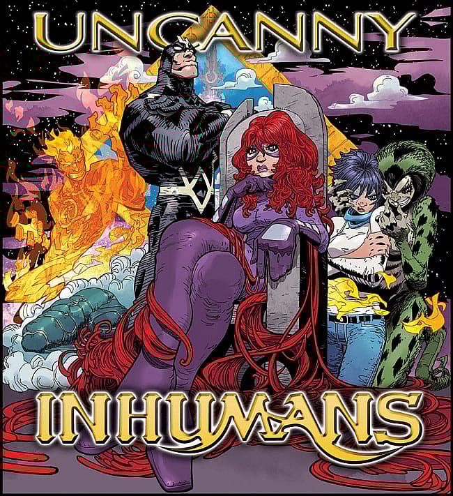 Uncanny Inhumans Hip-Hop Variant Cover