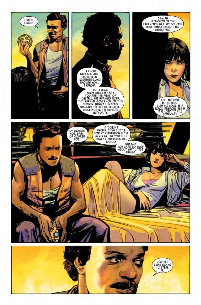 Marvel's Lando #1 by Charles Soule and Alex Maleev