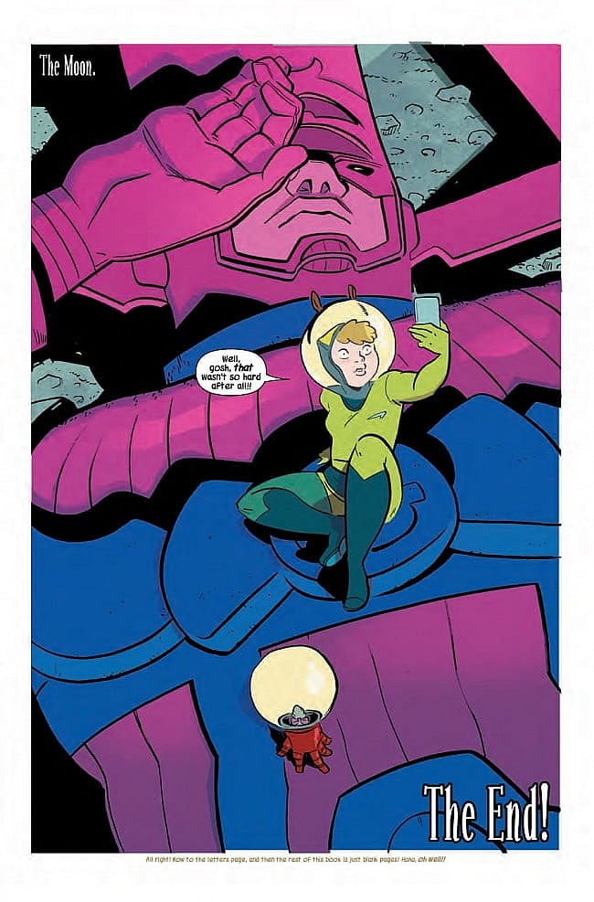 Squirrel Girl defeats Galactus