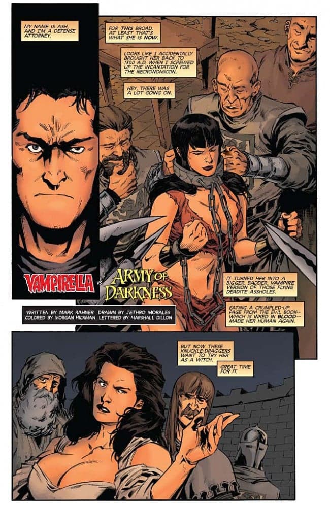 Vampirella Army of Darkness #3 Preview Page
