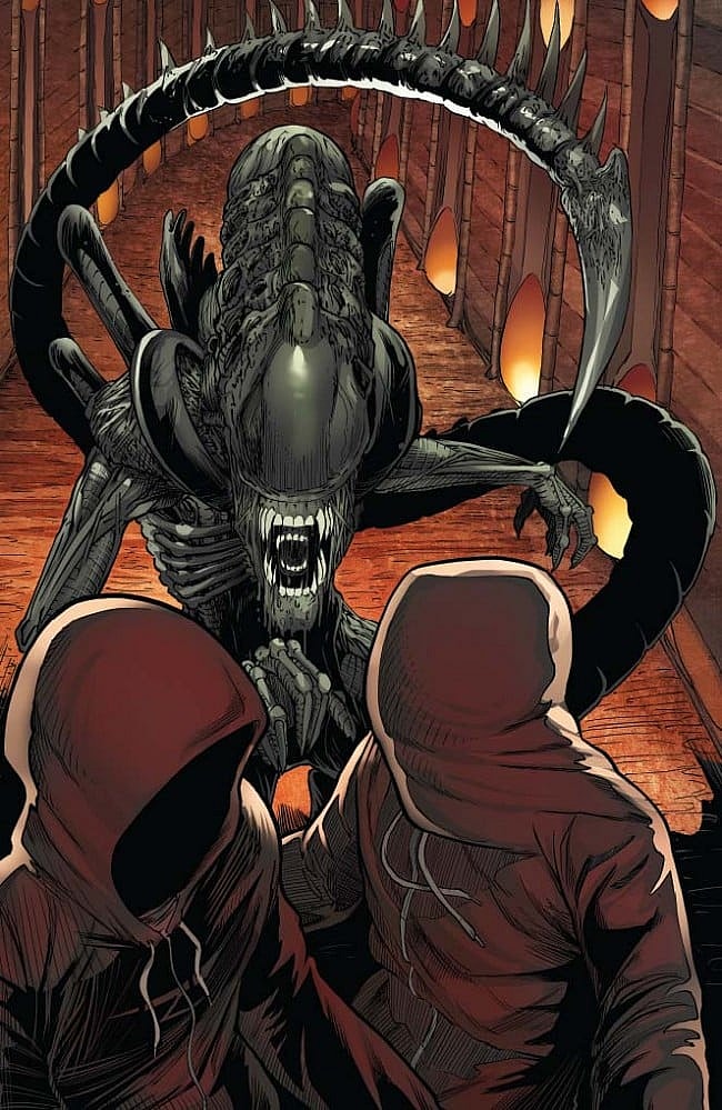 Aliens / Vampirella #1 Preview Page