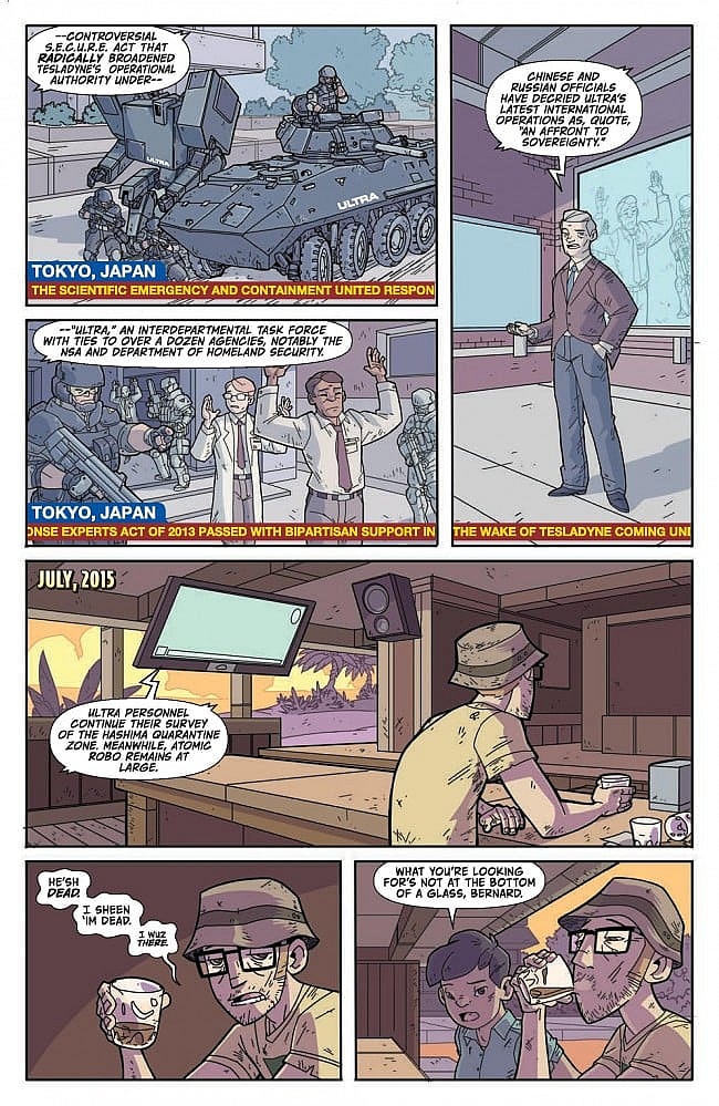 Atomic Robo The Ring of Fire #1 Preview Page
