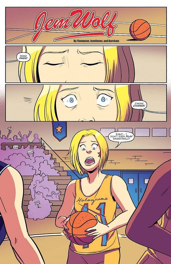 Jem and the Holograms Outrageous Annual Preview Page