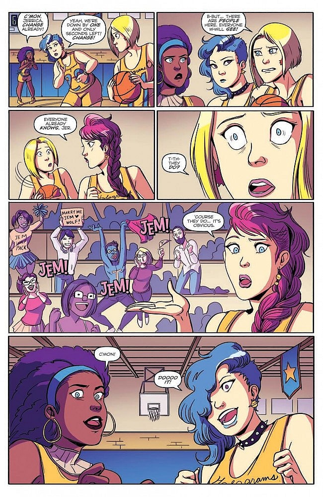 Jem and the Holograms Outrageous Annual Preview Page