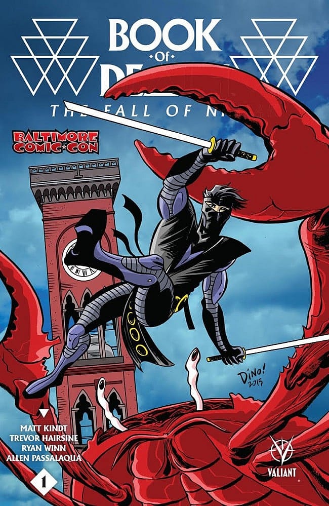 Book of Death The Fall of Ninjak #1 Baltimore Comic-Con 2015 Variant