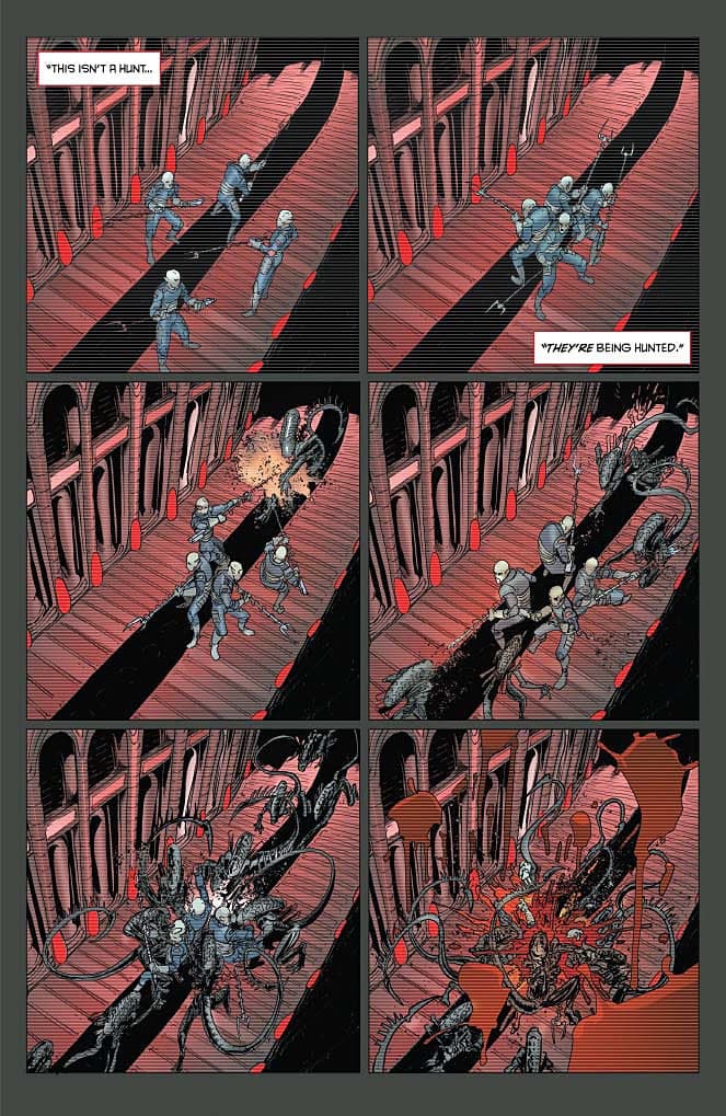 Aliens / Vampirella #3 Preview Page