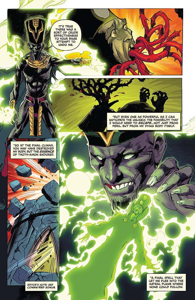 Red Sonja / Conan Preview Page
