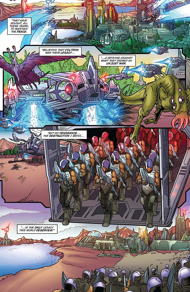 Voltron: From The Ashes #3 Preview Page