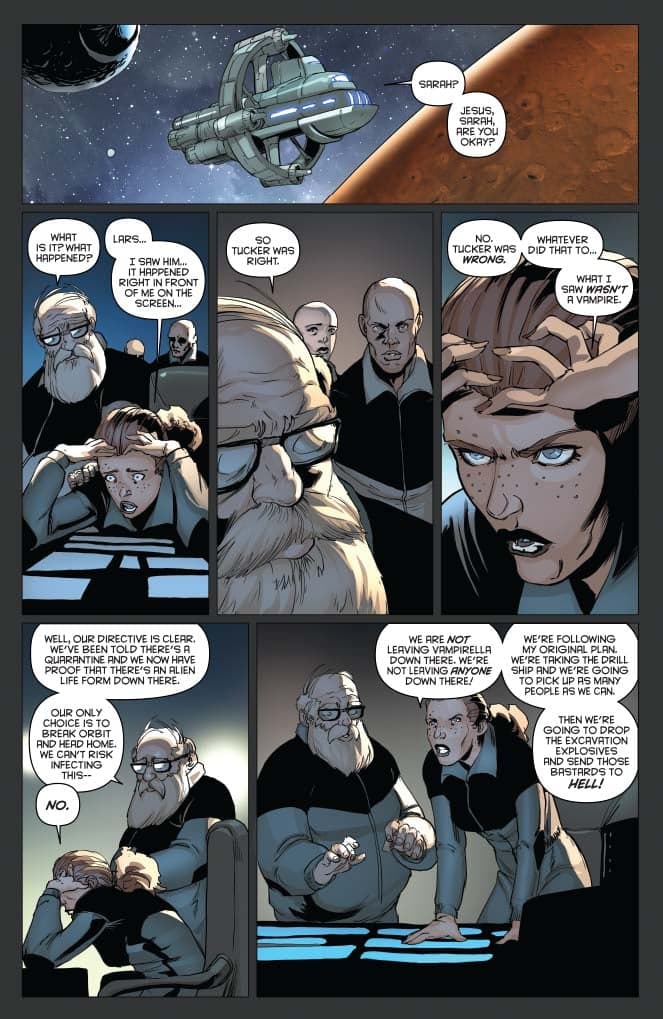 Aliens / Vampirella #6 Preview Page