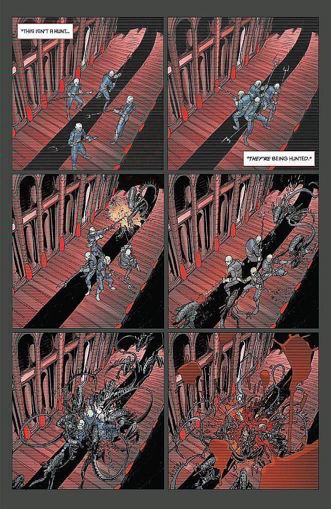 Aliens / Vampirella #3 Preview Page