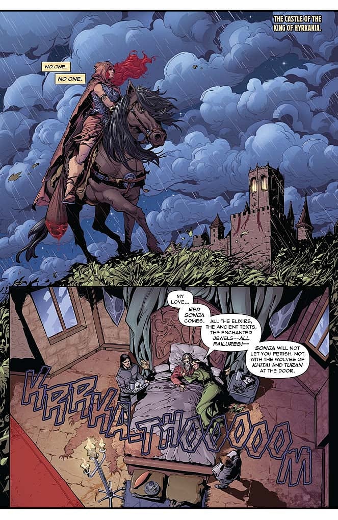 Red Sonja Vol. 3 #1 Preview Page