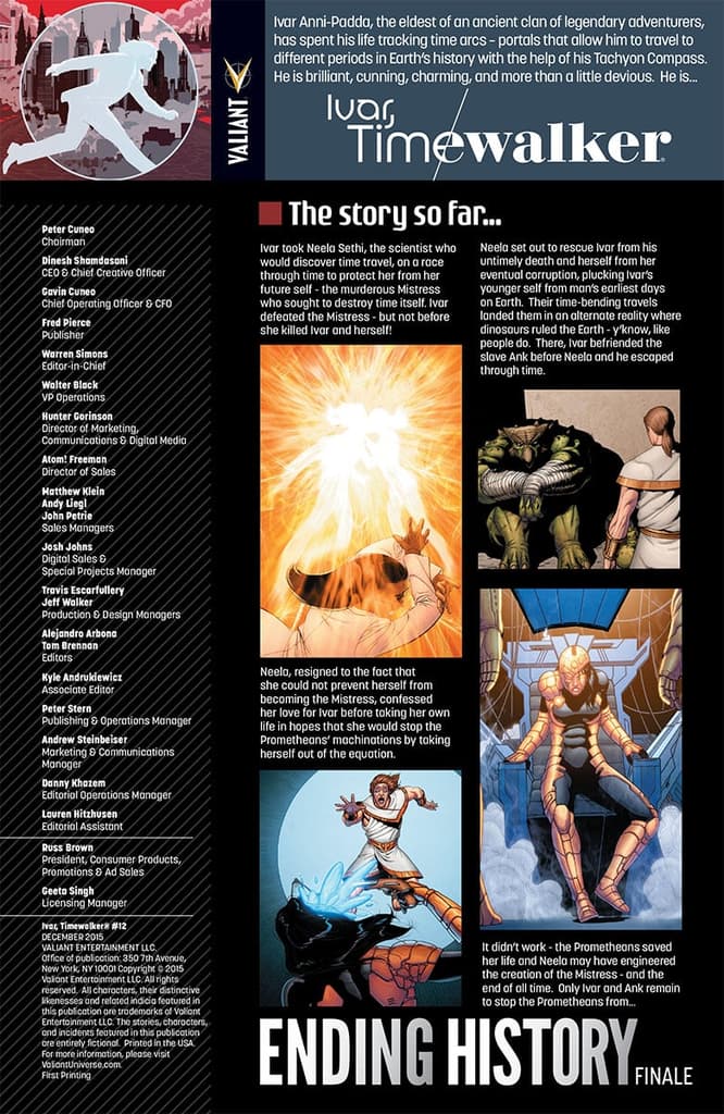 Ivar Timewalker #12 Preview Page
