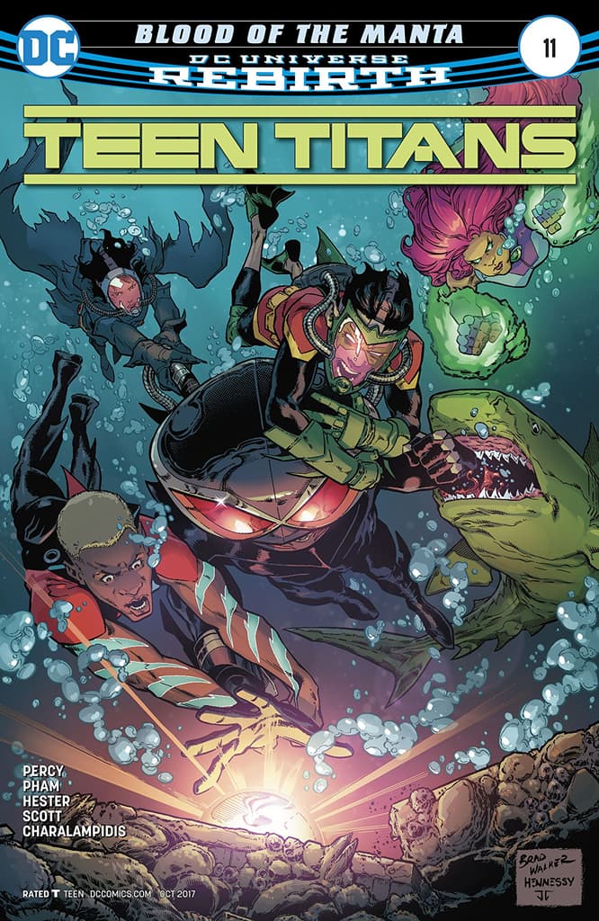 Black Manta on Teen Titans: Rebirth #11 - DC Comics
