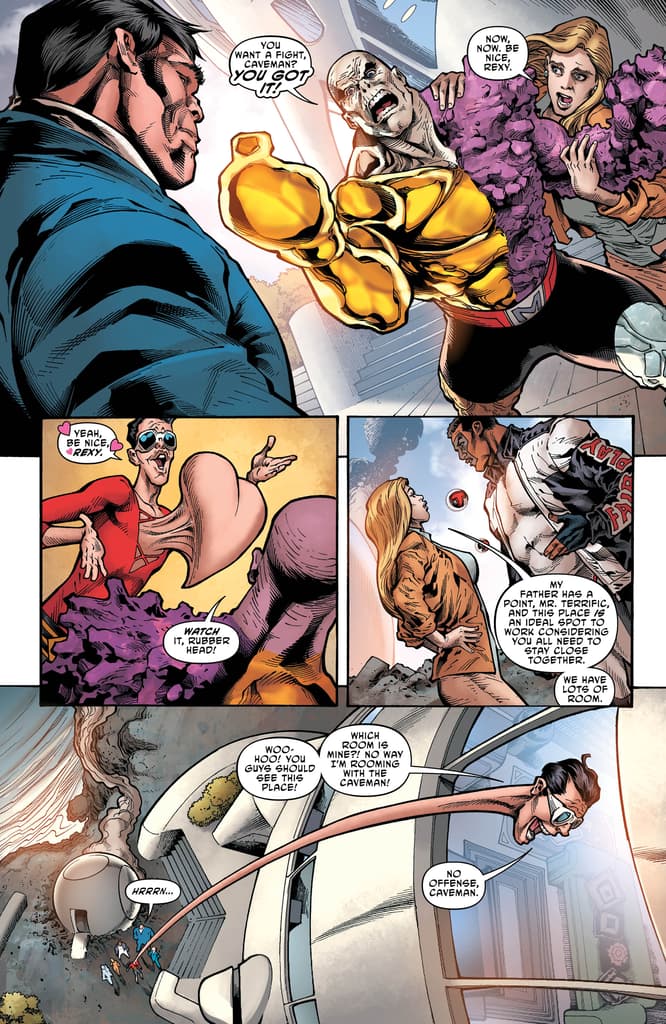 The Terrifics Preview Page - Art by Joe Bennett - DC Comics