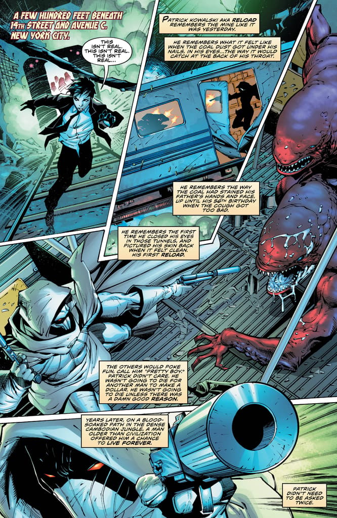 The Immortal Men #2 Preview Page - Art by Ryan Benjamin - DC Comics