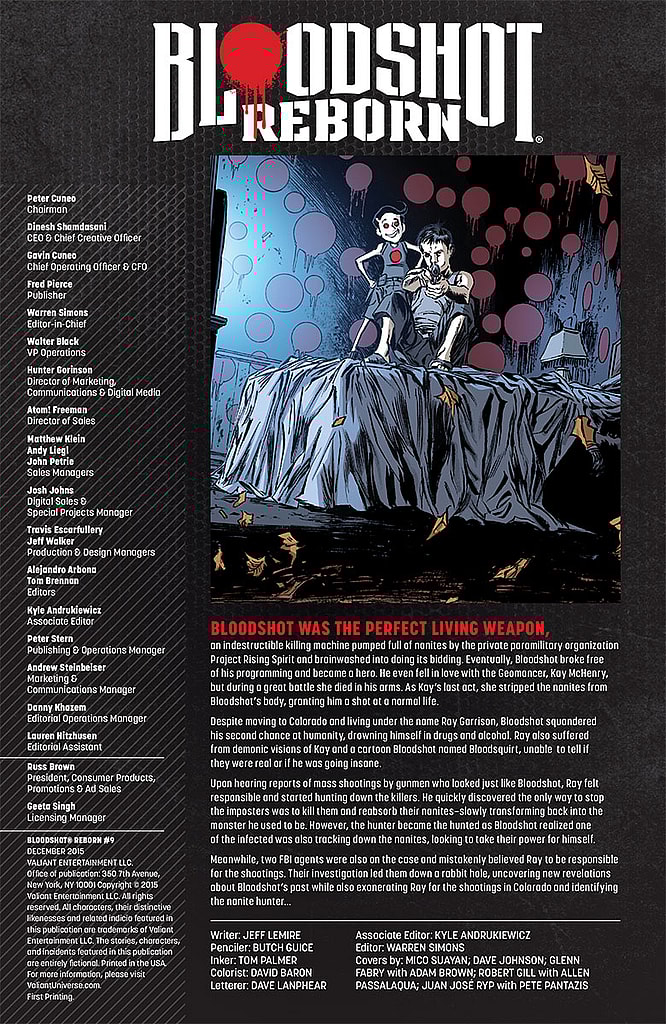 Bloodshot Reborn #9 Preview Page