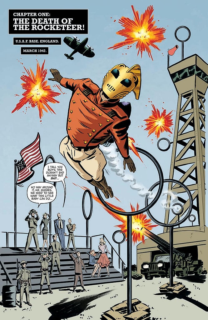 The Rocketeer at War #1 Preview Page