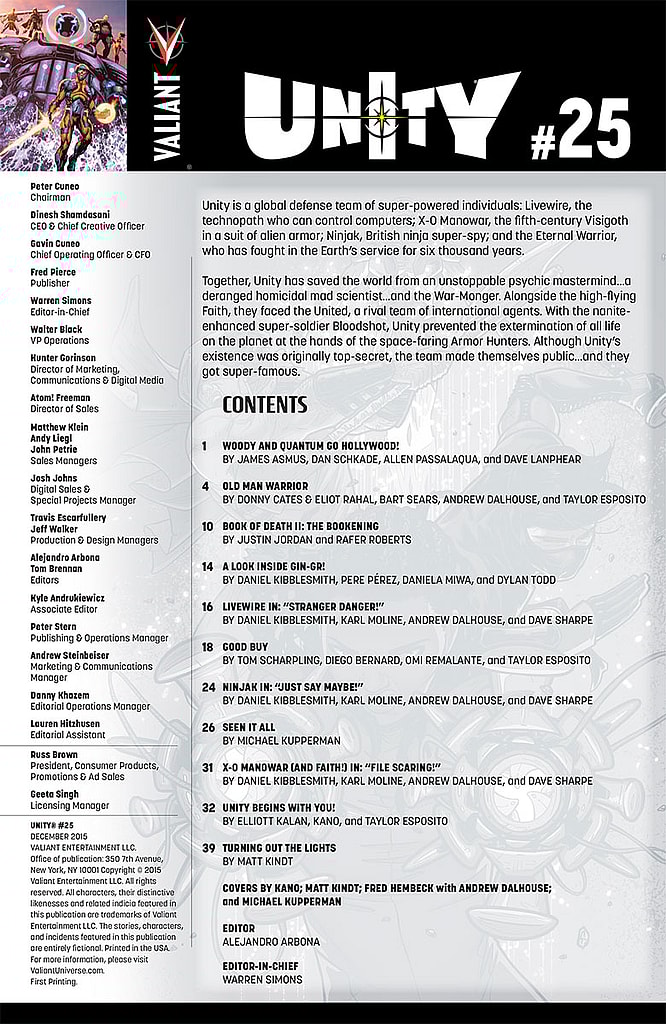 Unity #25 Preview Page