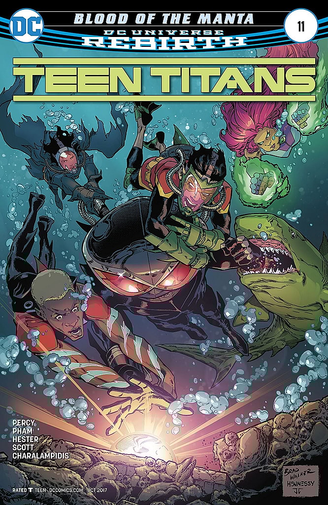 Black Manta on Teen Titans: Rebirth #11 - DC Comics