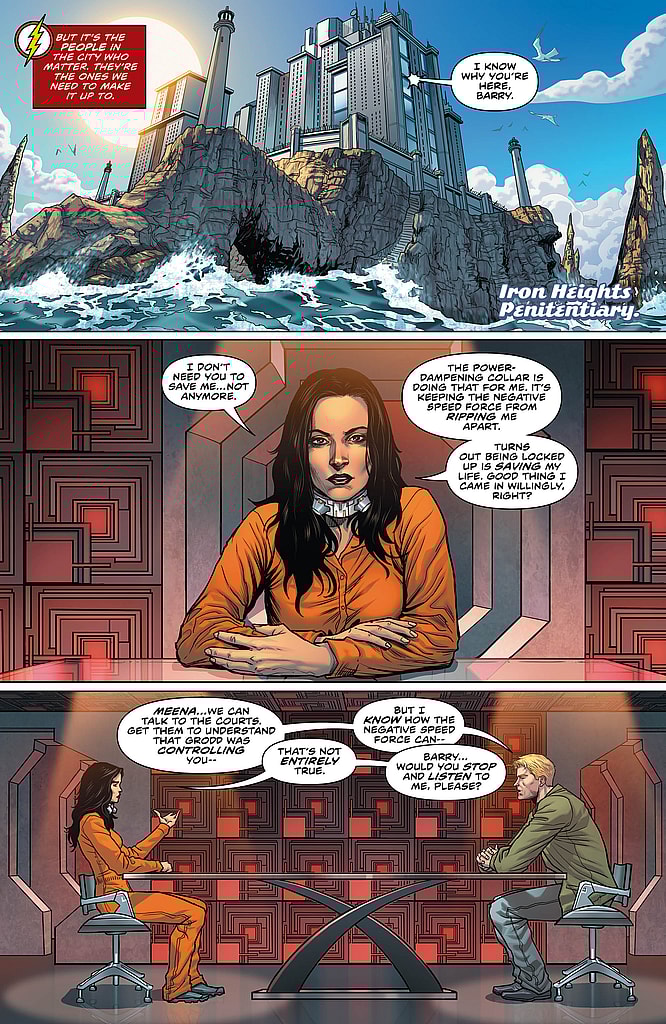 The Flash Preview Page - Art by Christian Duce - DC Comics