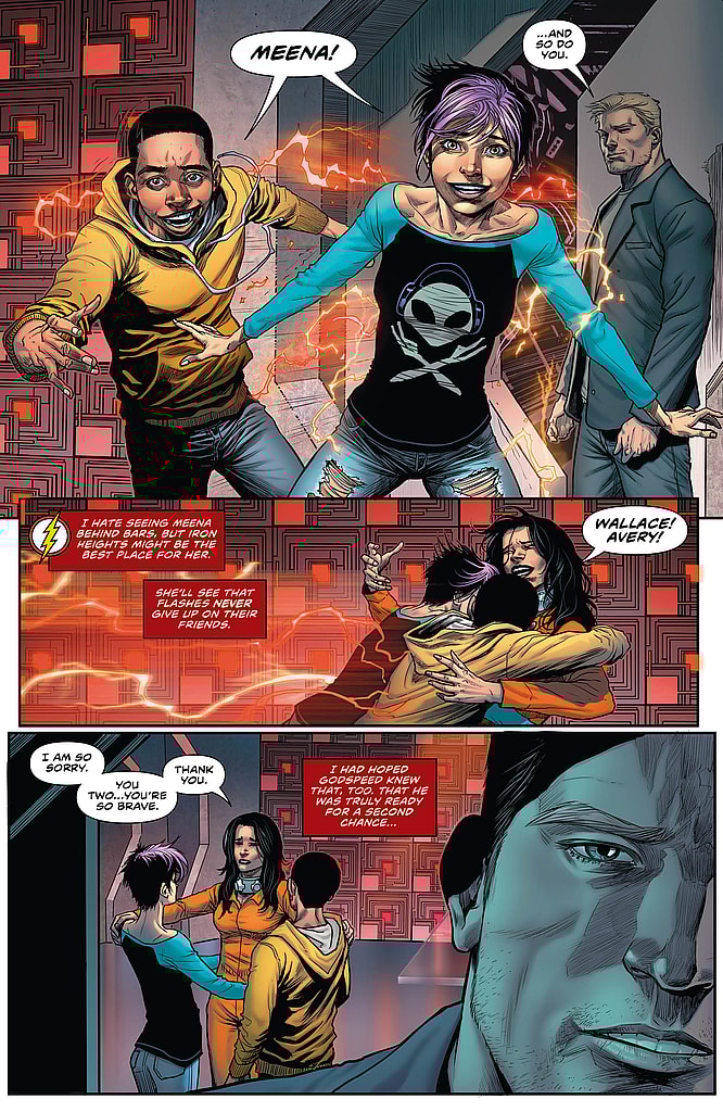 The Flash Preview Page - Art by Christian Duce - DC Comics