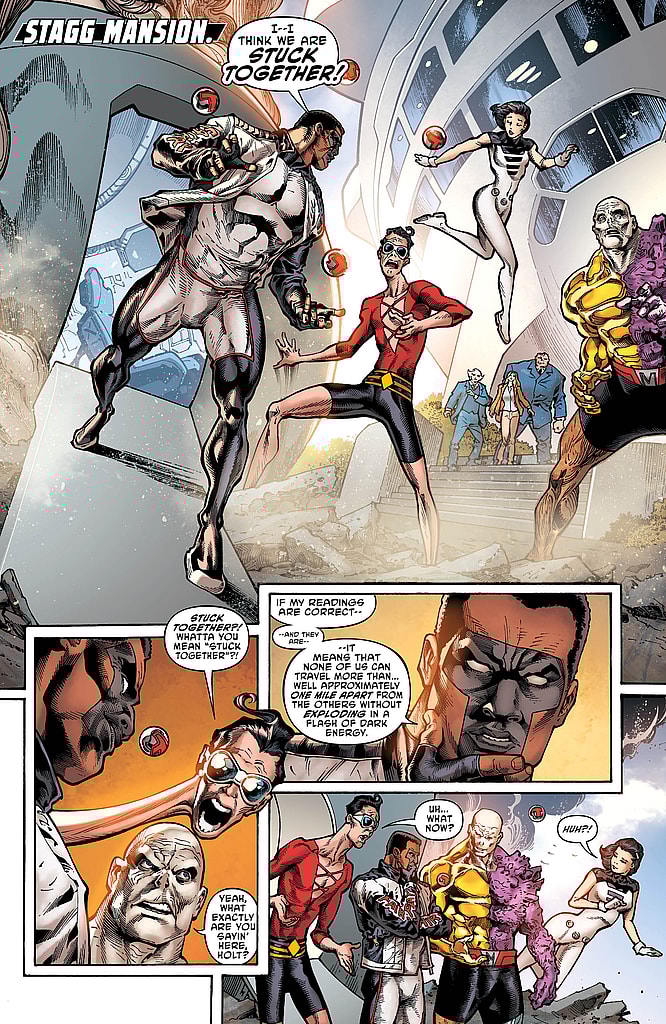 The Terrifics Preview Page #1 - Art by Joe Bennett - DC Comics