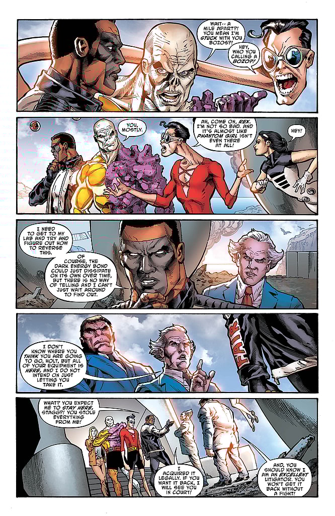 The Terrifics Preview Page - Art by Joe Bennett - DC Comics