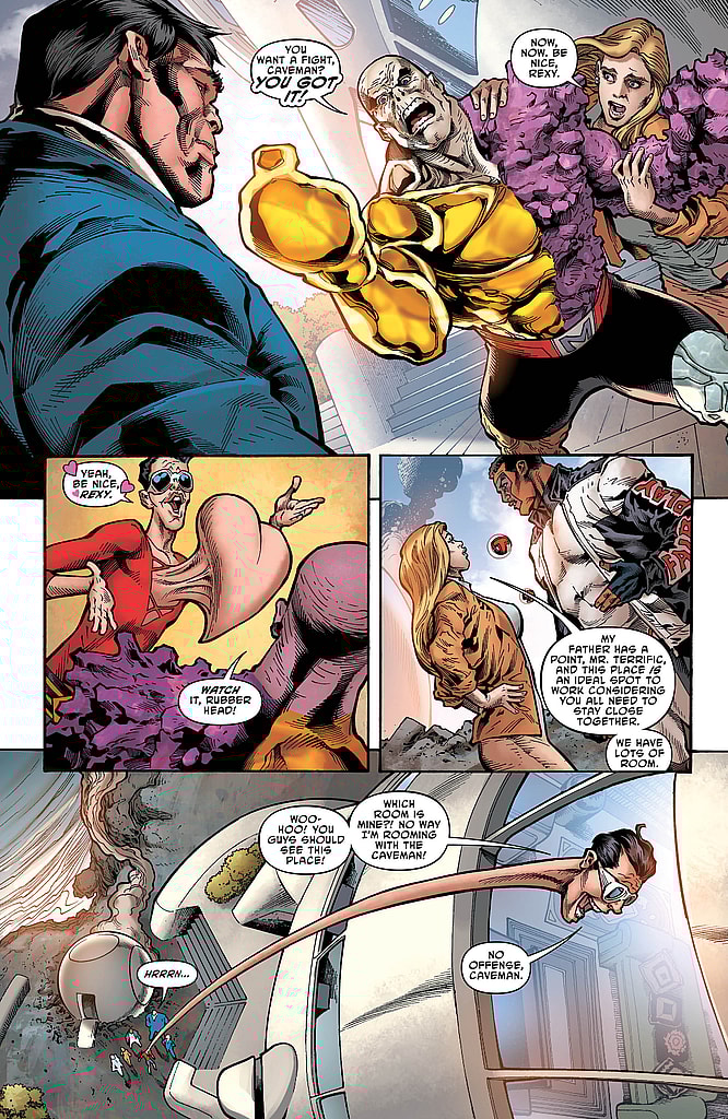 The Terrifics Preview Page - Art by Joe Bennett - DC Comics