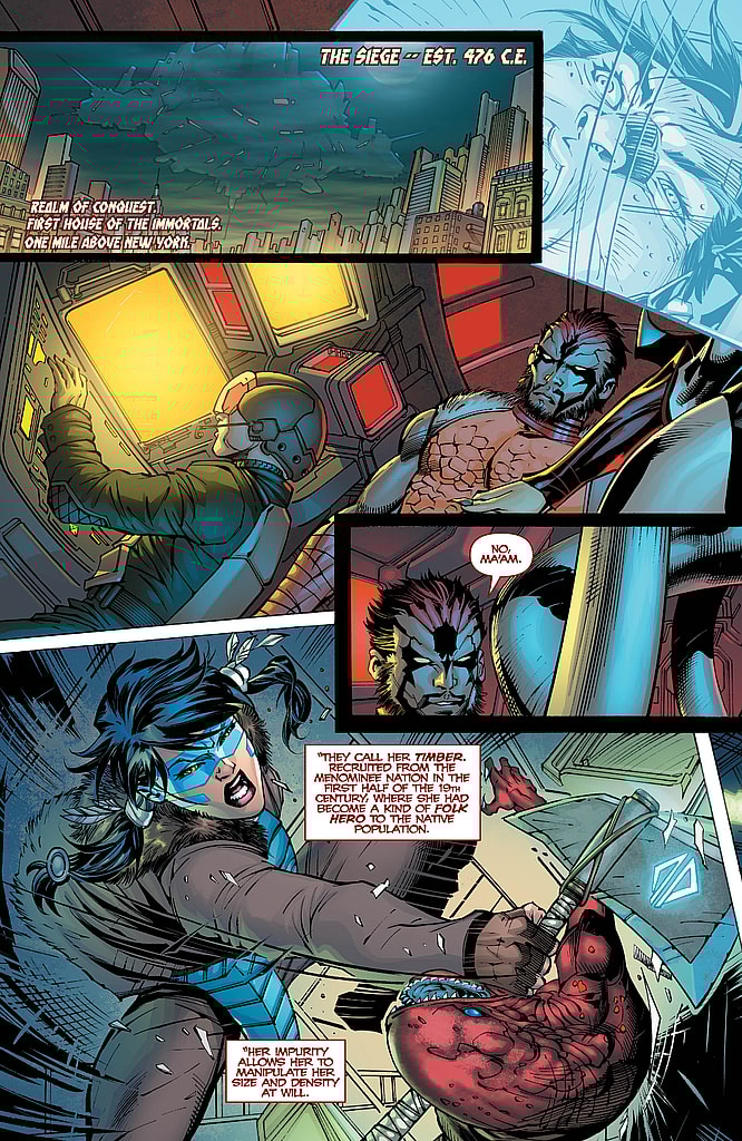 The Immortal Men #2 Preview Page - Art by Ryan Benjamin - DC Comics