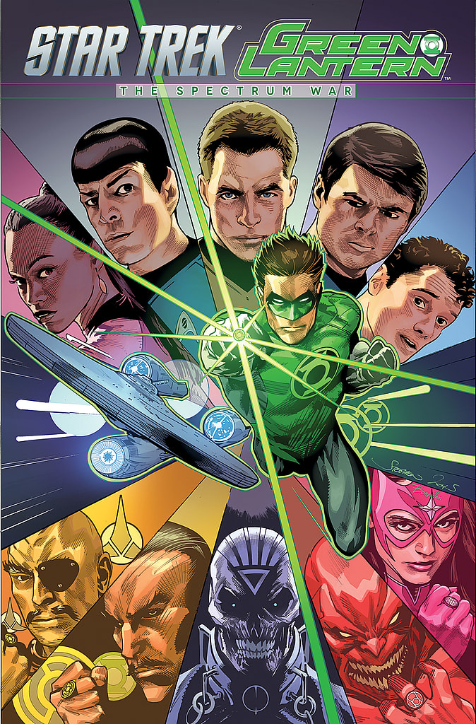 Star Trek/Green Lantern: The Spectrum War Cover