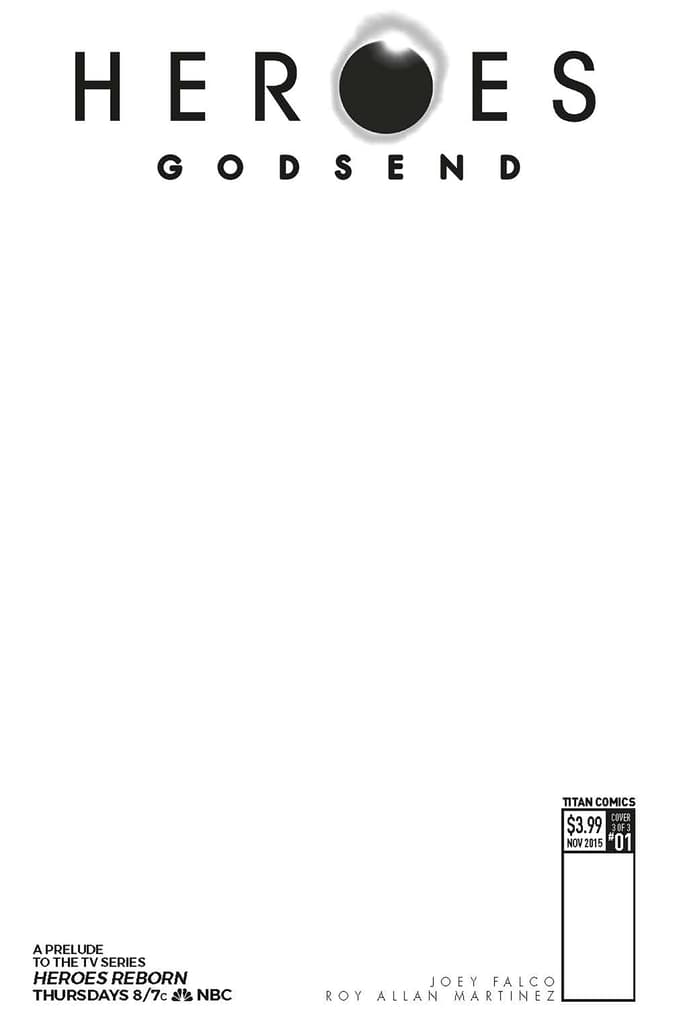 Heroes Godsend #1 Cover