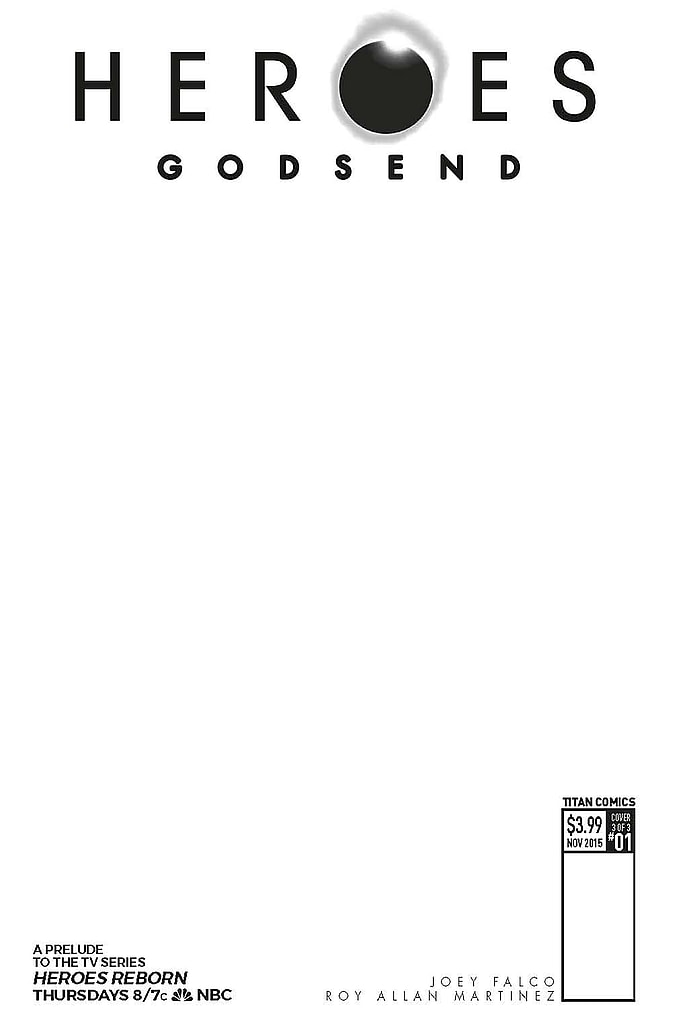 Heroes Godsend #1 Cover