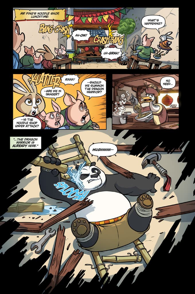 Kung Fu Panda: Daze of Thunder Preview Page