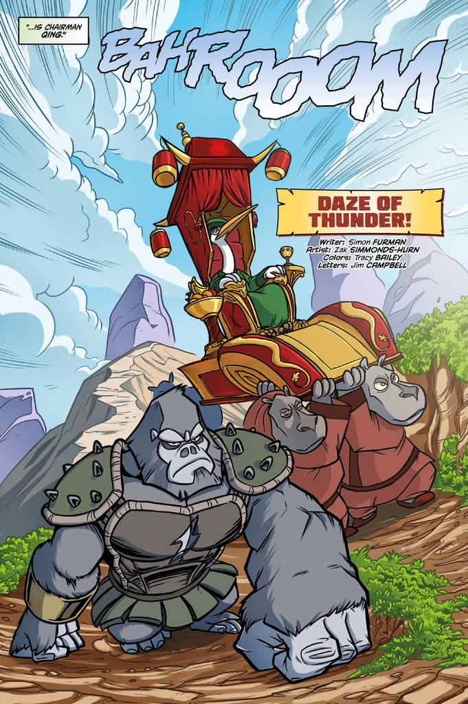 Kung Fu Panda: Daze of Thunder Preview Page