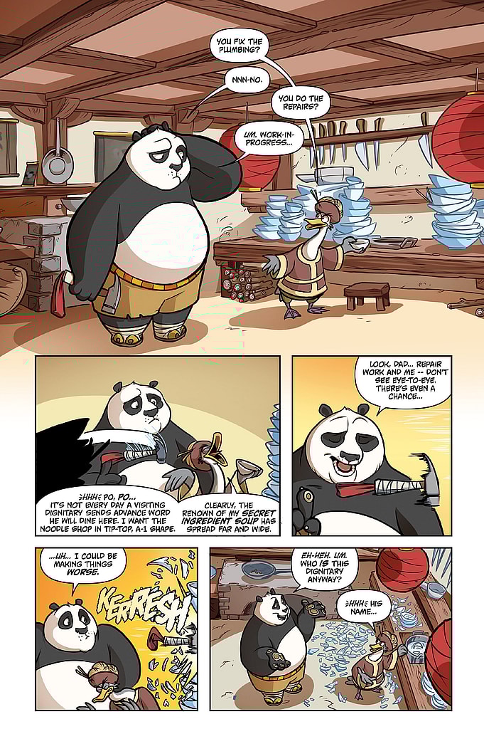 Kung Fu Panda: Daze of Thunder Preview Page