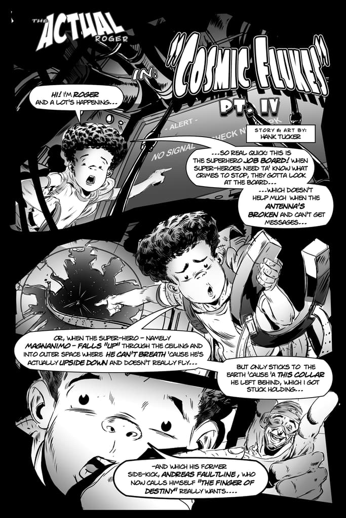 The  Actual Roger #4 Preview Page