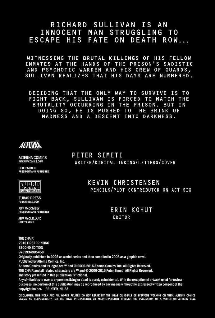 The Chair Preview Page