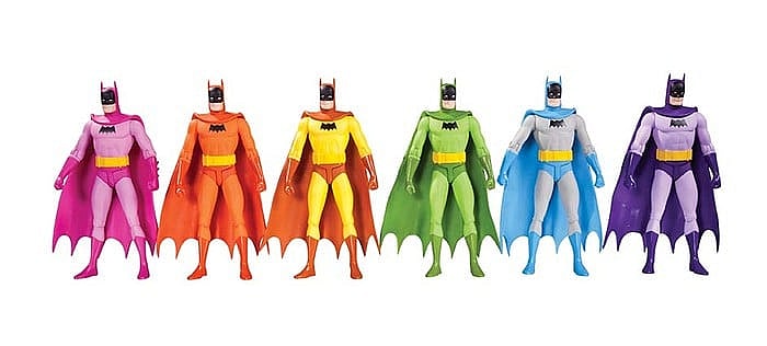 BATMAN: RAINBOW ACTION FIGURE 6-PACK