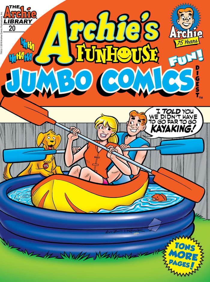 ARCHIE’S FUNHOUSE JUMBO COMICS DIGEST #20 Cover
