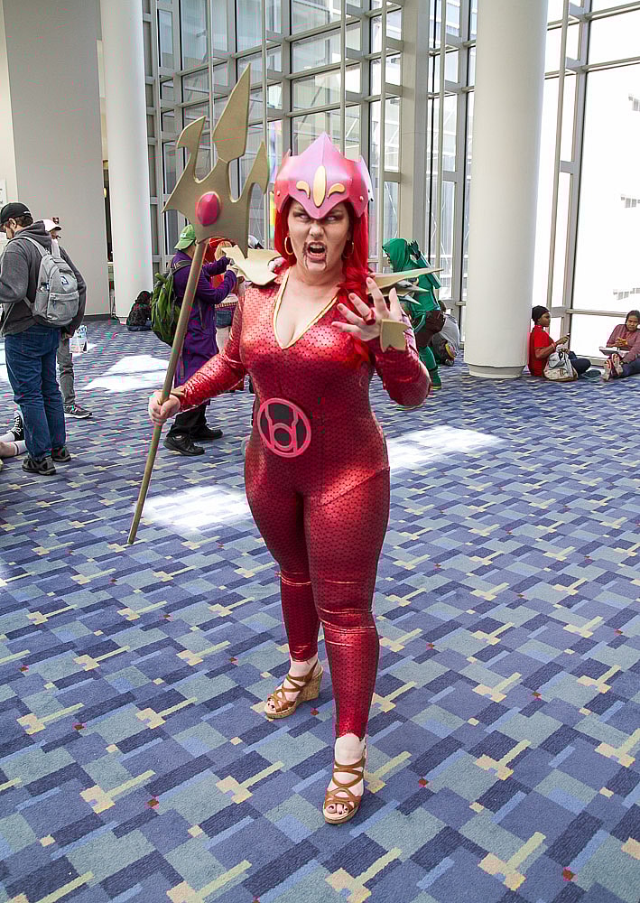Red Lantern Mera by Crazy Jae Cosplay