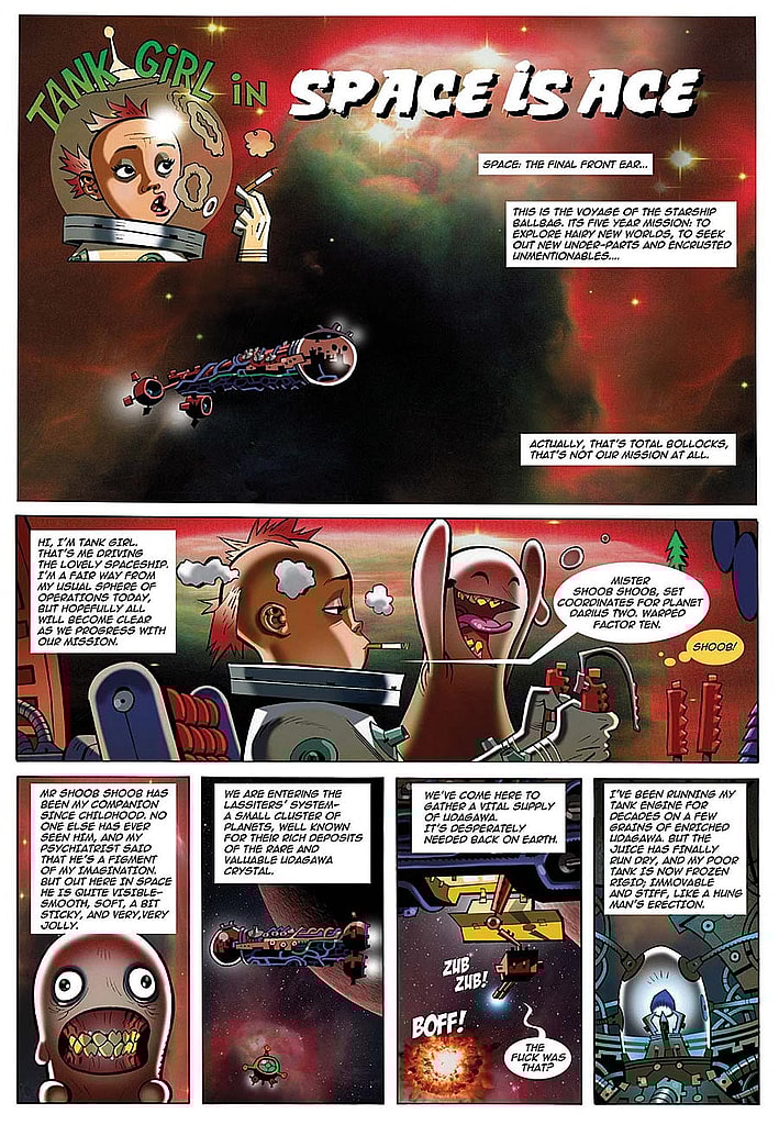 21st Century Tank Girl Vol. 1 Preview Page