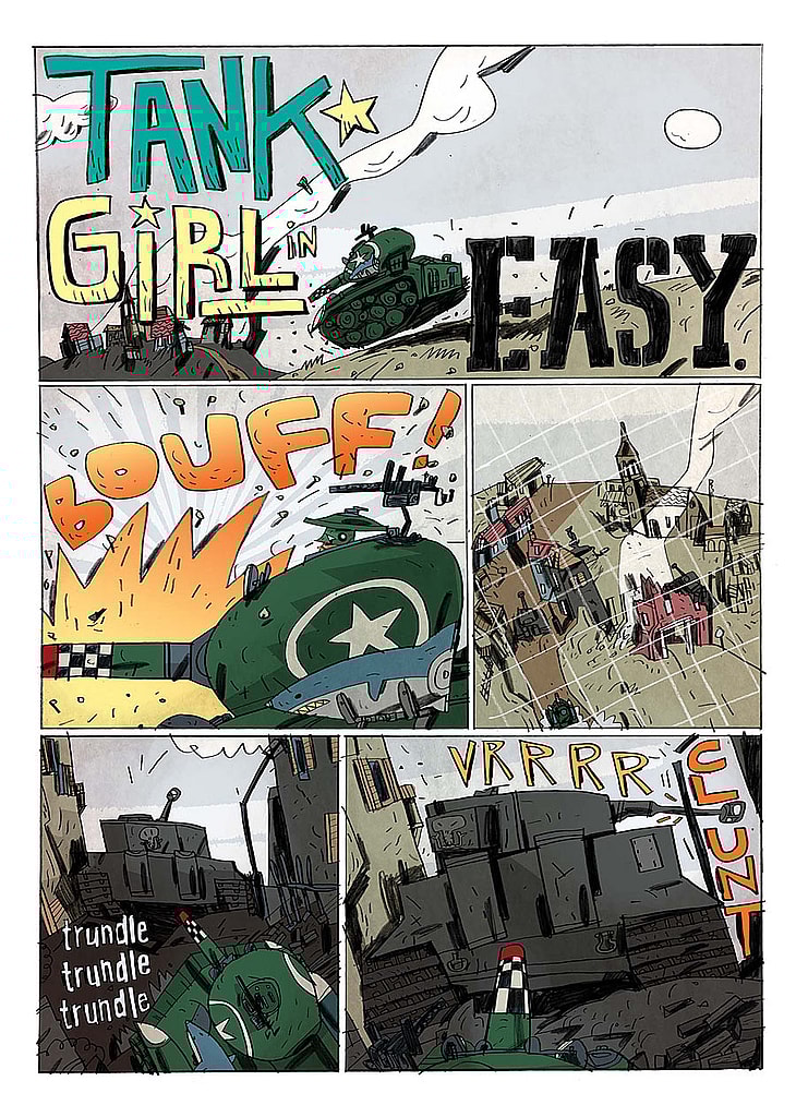 21st Century Tank Girl Vol. 1 Preview Page